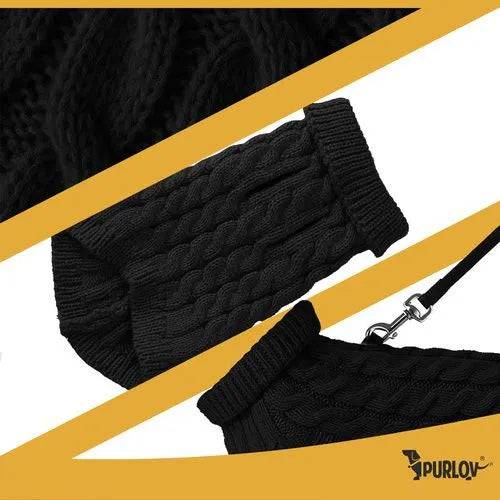 Entrepotbrico - Vêtements pour chien/chat taille L noir Purlov - Image 5