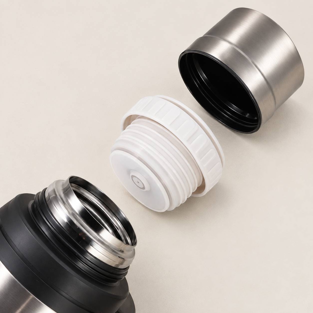 Bouteille Isotherme 2L Acier Inoxydable Étanche Poignée Télescopique Pour Voyage Randonnée - Image 9