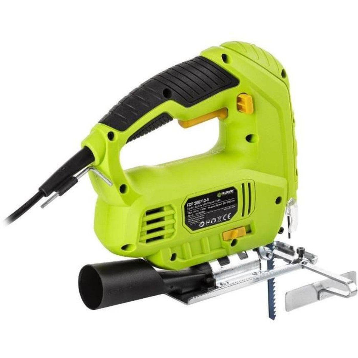 Scie sauteuse électrique 710 W, 800-3000 tr/min, coupe 80 mm, 4 positions, base métal - Fieldmann - Image 5