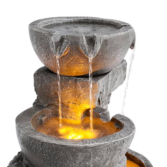 Teamson Home - Fontaine LED en polyrésine, grise Teamson Home - Image 7