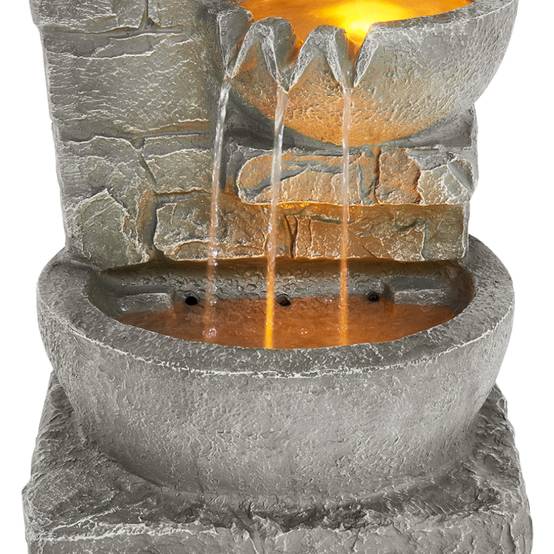 Teamson Home - Fontaine LED en polyrésine, grise Teamson Home - Image 9