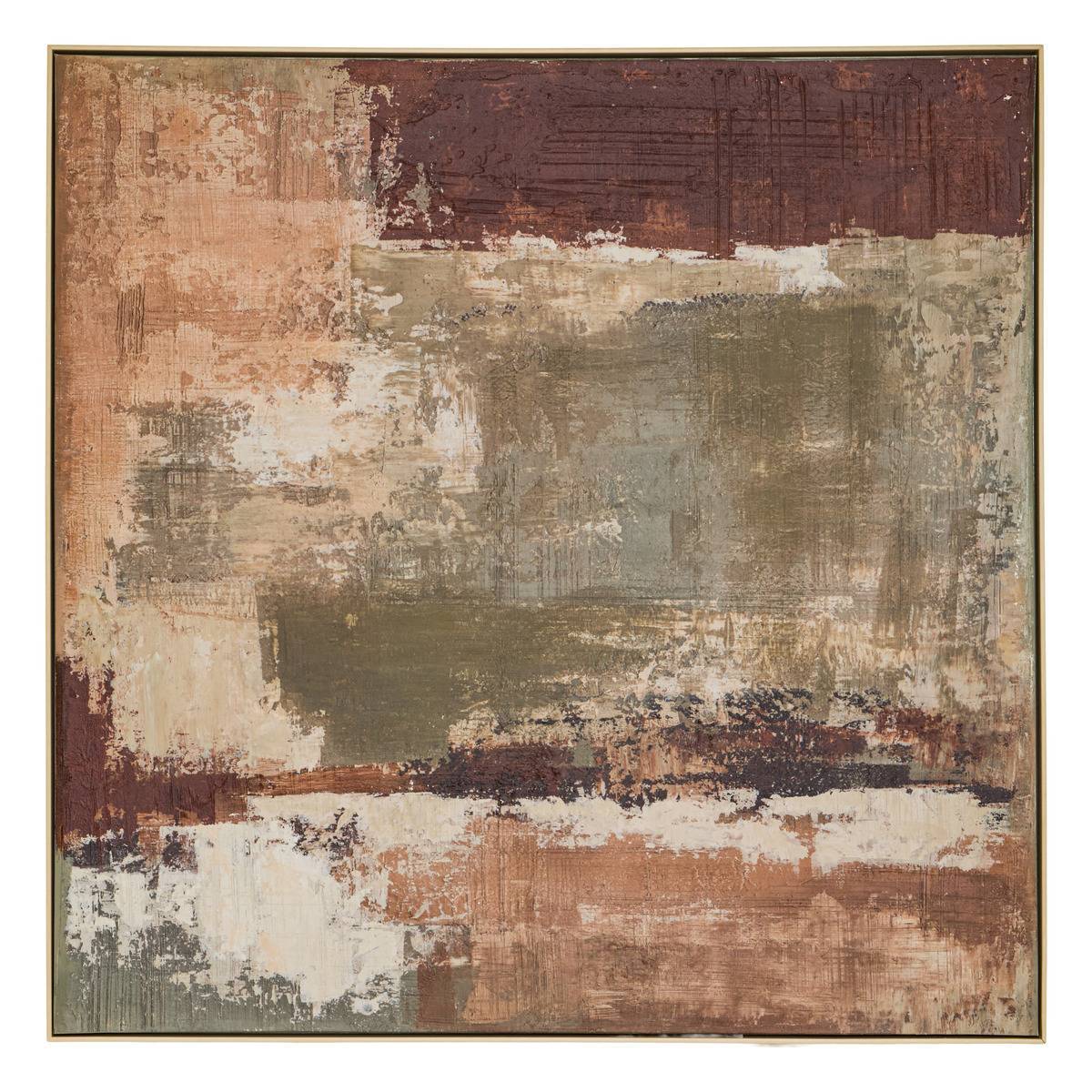Atmosphera - Toile Hank carré 116x116cm - Atmosphera Créateur d'intérieur - Image 2