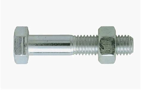 Boulon VISWOOD Tête hexagonale - Ecrou hexagonal acier zingué blanc - Ø 6 x 60/18 mm - Boite de 200 - 9886060