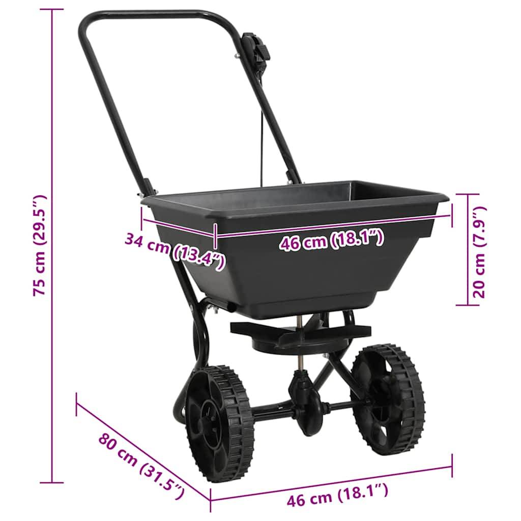 Vidaxl - Distributeur de sel PVC et acier 80 x 46 x 75 cm 15 L vidaXL 142965 - Image 3