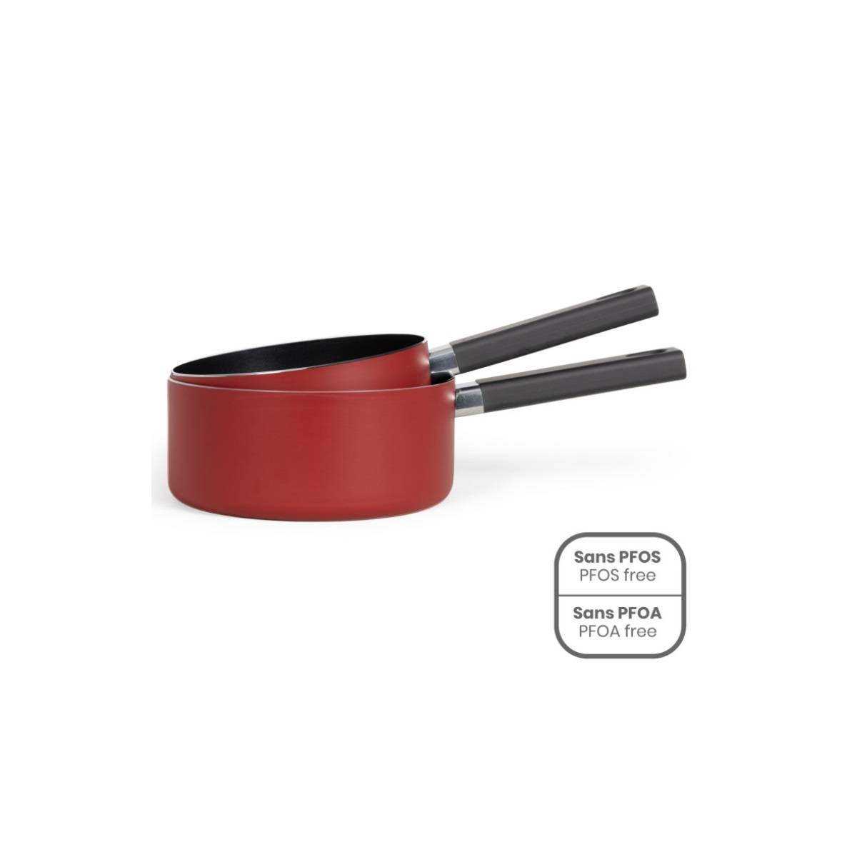 Livoo - Set 2 casseroles aluminium 18 / 20 cm MEP154R Livoo - Image 1