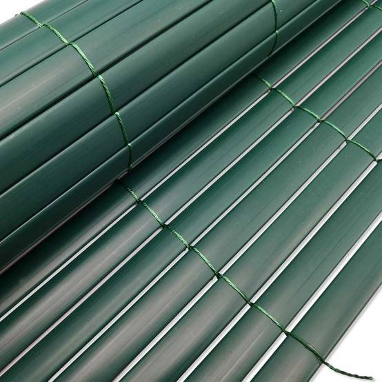 Sans Marque - Canisse double face PVC 1x3 m Unité Vert - Image 4