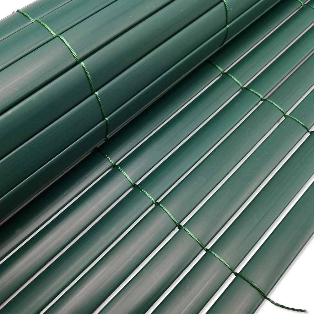 Sans Marque - Canisse double face PVC 1x3 m Unité Vert - Image 4