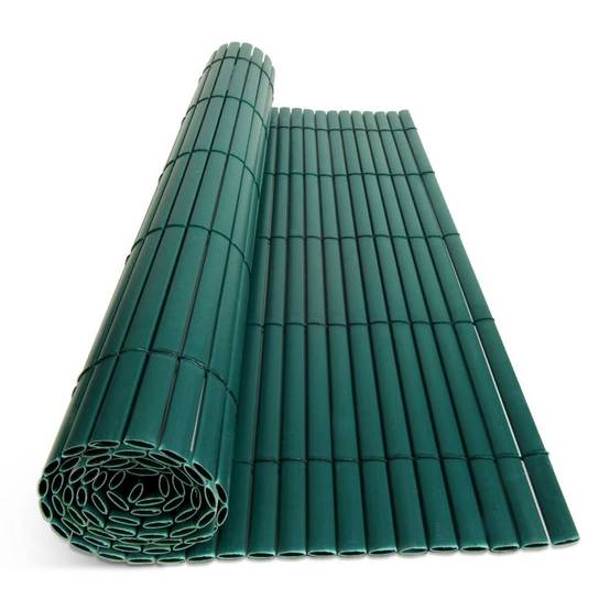 Sans Marque - Canisse double face PVC 1x3 m Unité Vert - Image 1