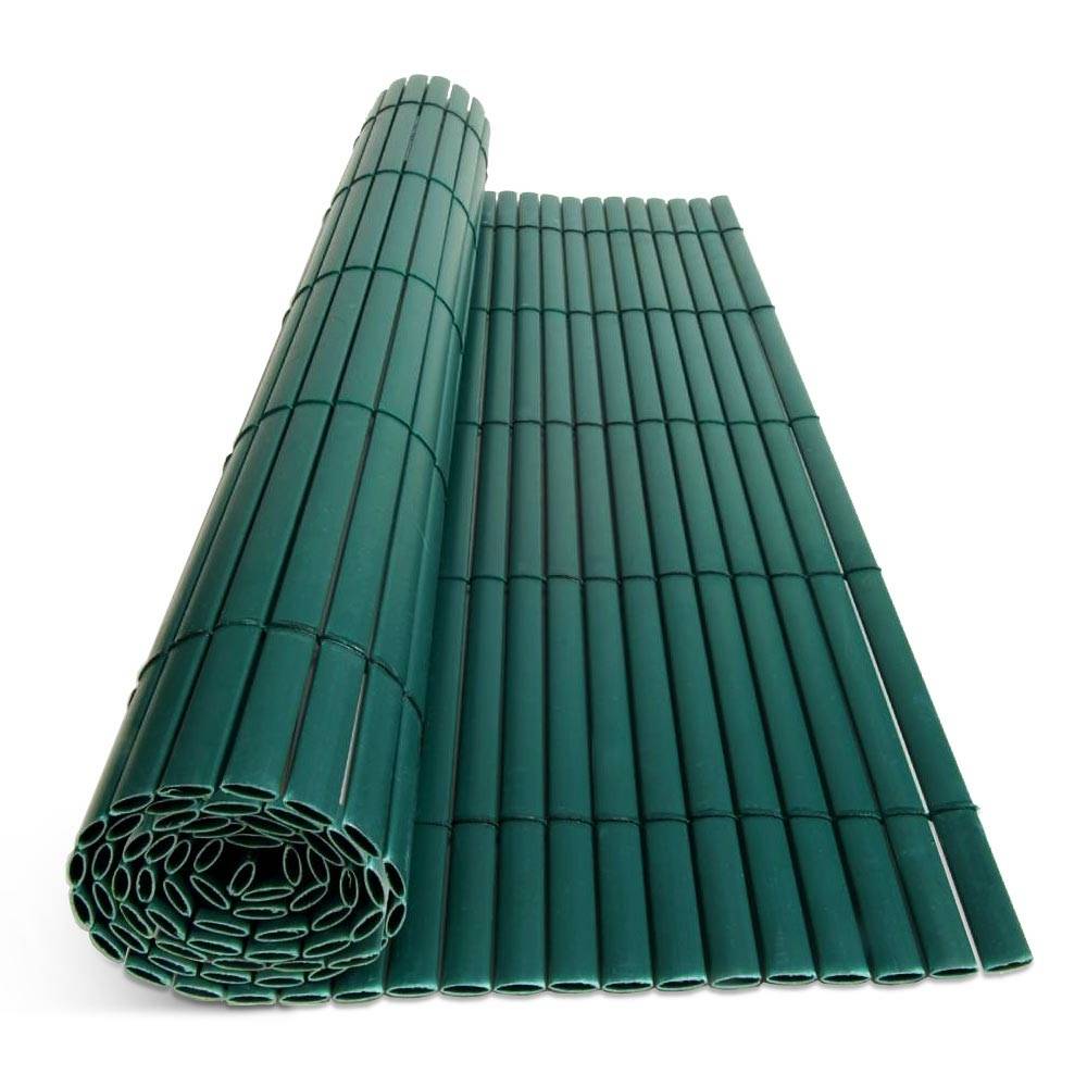 Sans Marque - Canisse double face PVC 1x3 m Unité Vert - Image 1