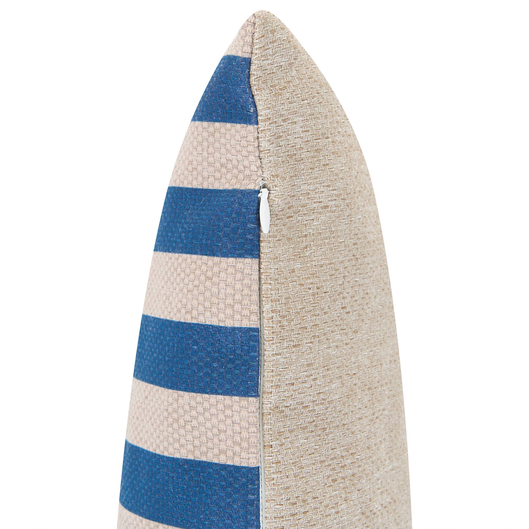 Beliani - Coussin d'extérieur Oléfine Beige/bleu APIOS - 45x45x10- Beliani - Image 8