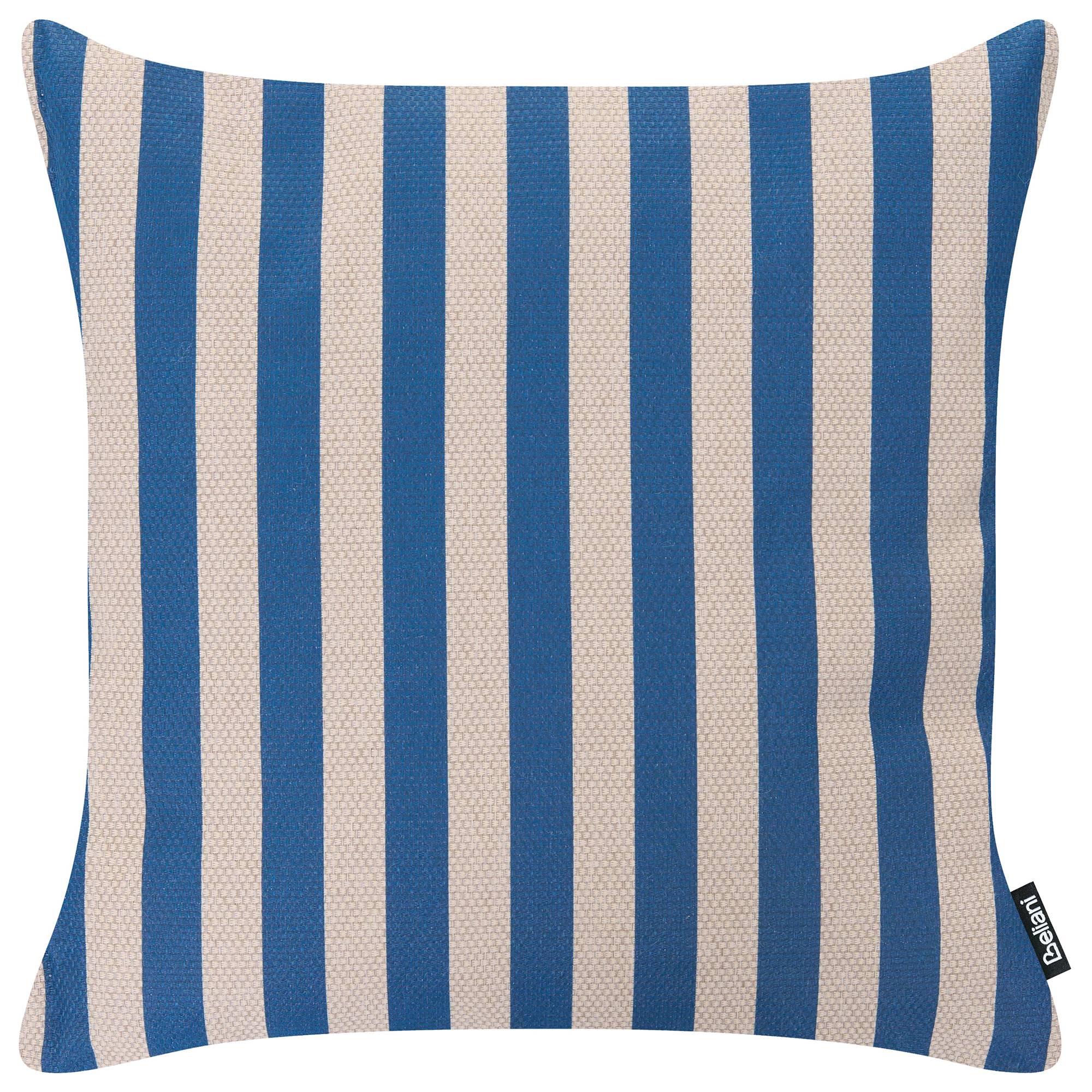 Beliani - Coussin d'extérieur Oléfine Beige/bleu APIOS - 45x45x10- Beliani - Image 5
