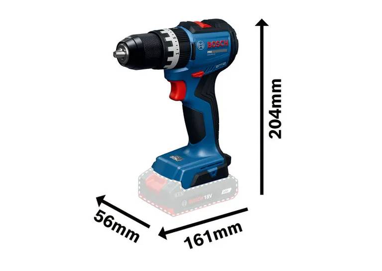 Bosch Professional - PRO GSB18V-52 - Perceuses-visseuses à percussion sans-fil - BOSCH - 06019S0121 - Image 6