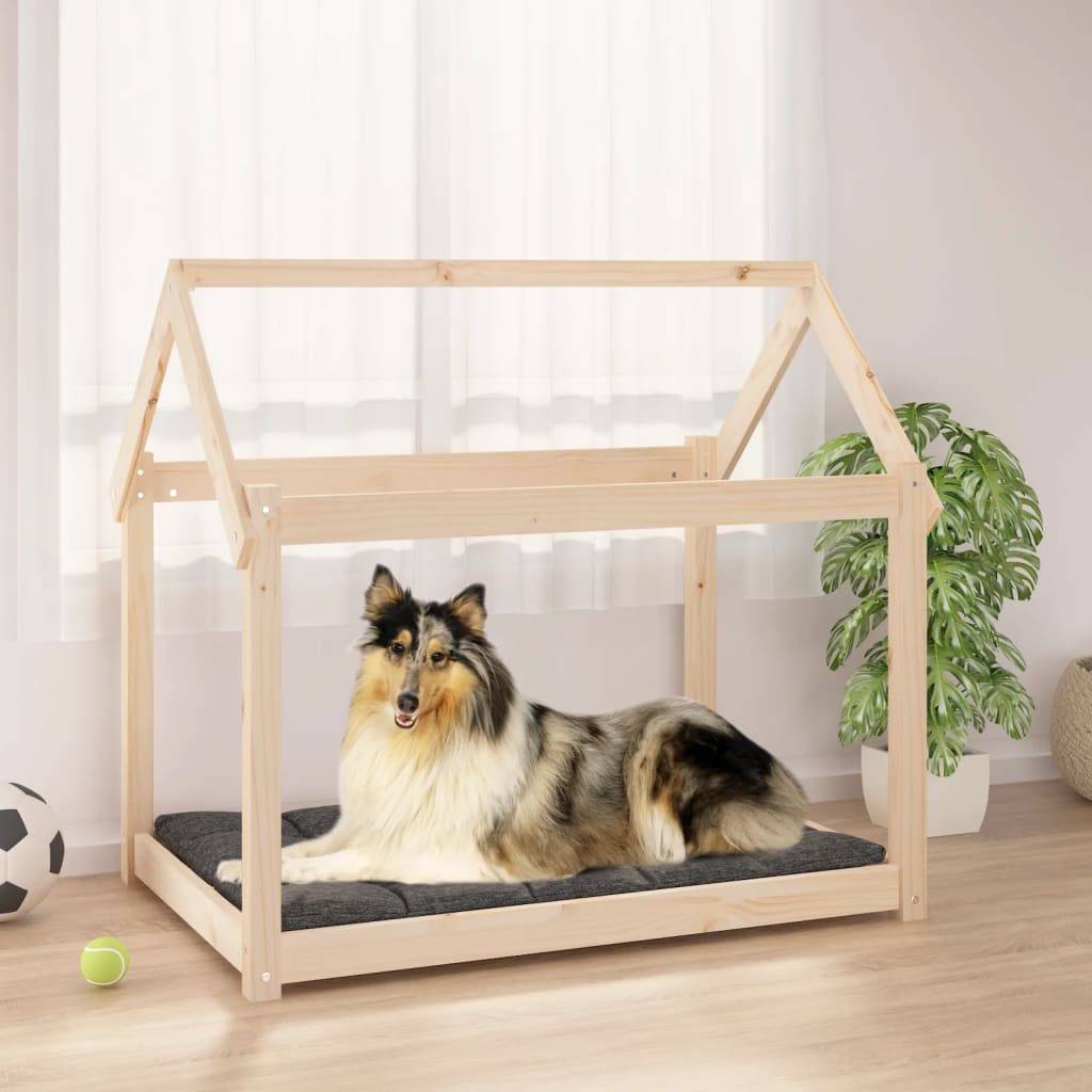 Vidaxl - Lit pour chien 101x70x90 cm Bois de pin solide vidaXL 822212 - Image 1