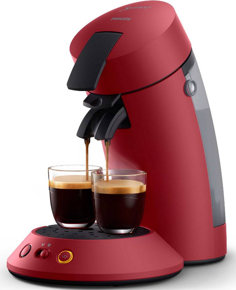 Philips - Cafetière à dosette 1bar 1450w rouge CSA210/91 Philips - Image 1