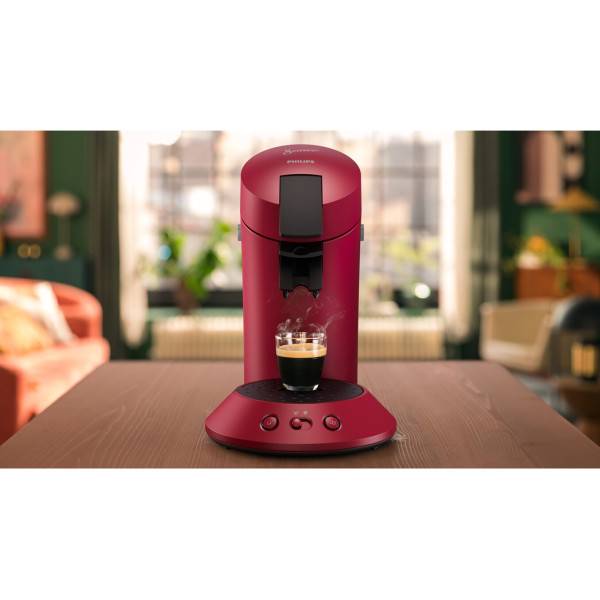 Philips - Cafetière à dosette 1bar 1450w rouge CSA210/91 Philips - Image 6