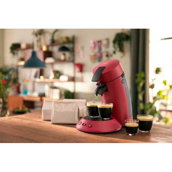 Philips - Cafetière à dosette 1bar 1450w rouge CSA210/91 Philips - Image 9