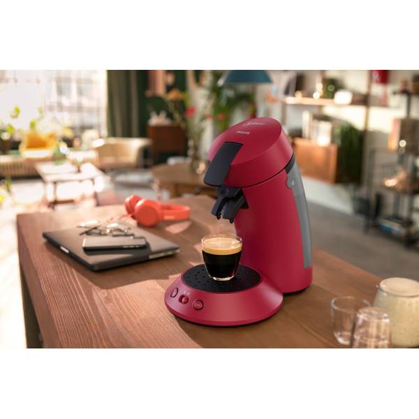 Philips - Cafetière à dosette 1bar 1450w rouge CSA210/91 Philips - Image 10