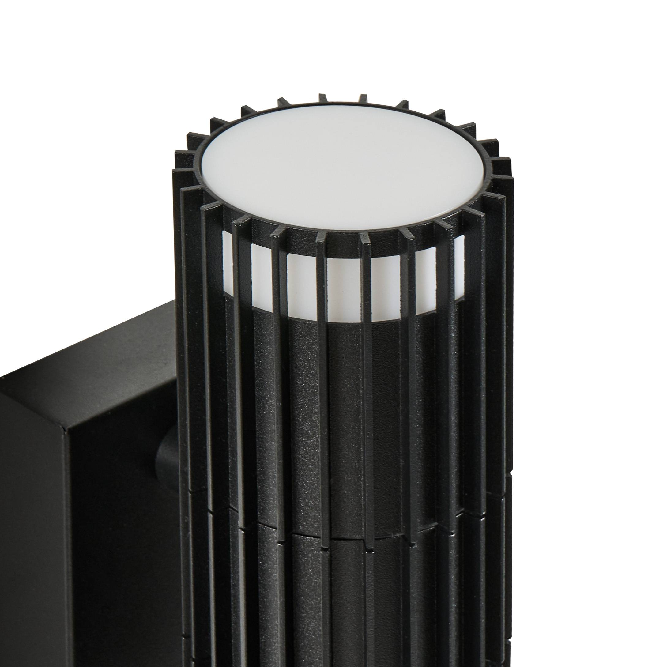 Beliani - Lampe murale pour l'extérieur Aluminium Noir ERNAN - Beliani - Image 6