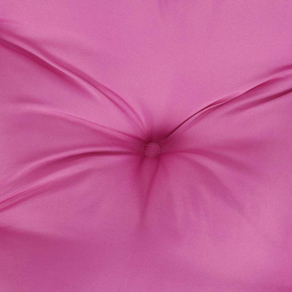 Coussins de chaise polyester rose 40 x 40 x 7 cm - PANGIVO - Image 7