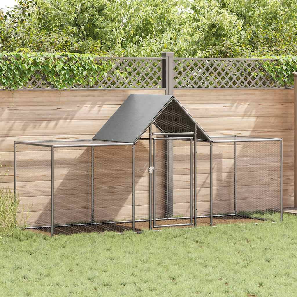 Vidaxl - Poulailler 3 x 1 x 1,5 m Acier galvanisé vidaXL 144559 - Image 1