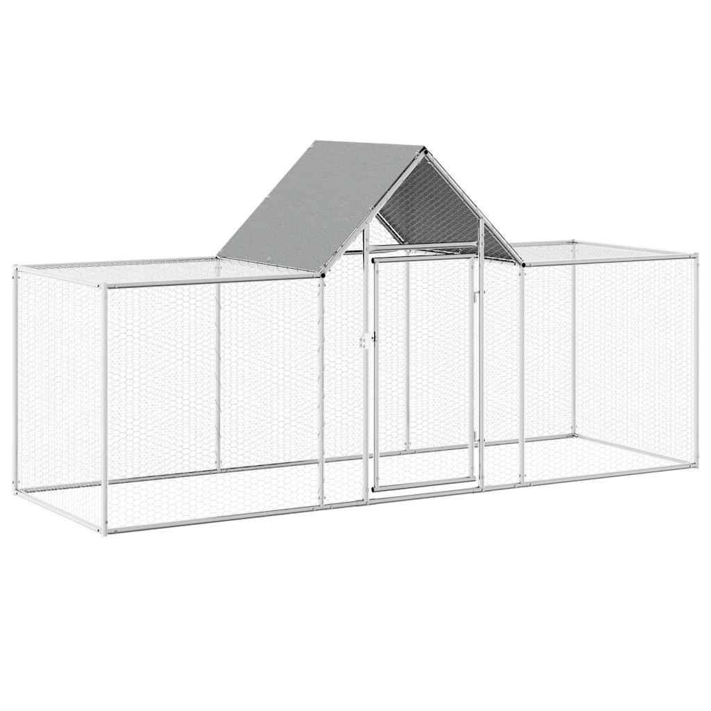 Vidaxl - Poulailler 3 x 1 x 1,5 m Acier galvanisé vidaXL 144559 - Image 2
