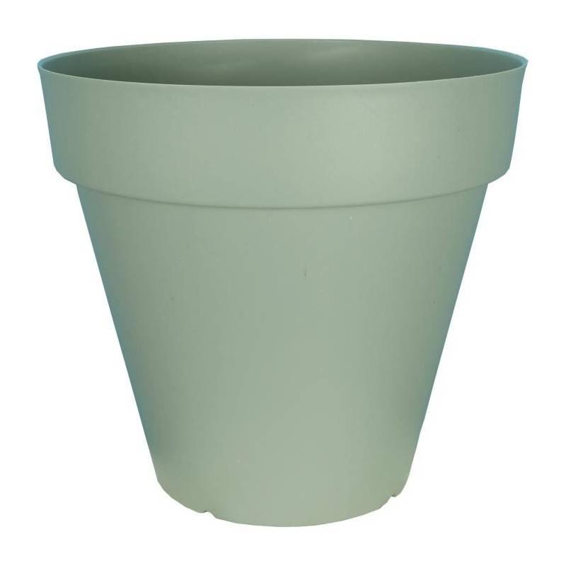 Riviera - Bac A Fleurs Rond Riviera Soleilla - Plastique - Diametre 60 Cm Vert Argile - Image 2