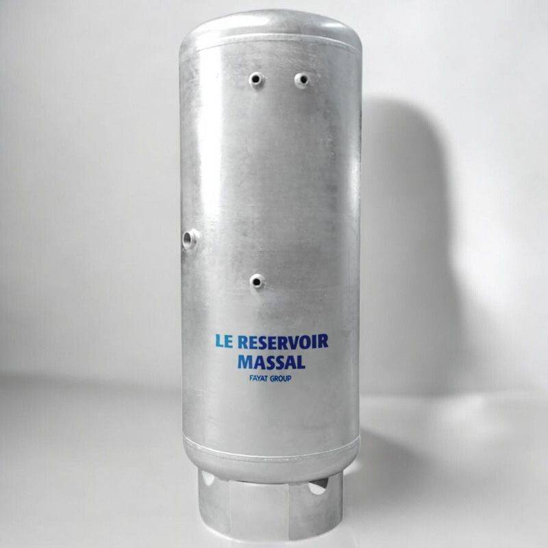 Réservoir Massal Galvanisé - 6 bars - 200 litres avec Kit Bouchons - Type ACS - Acier galva - Image 3