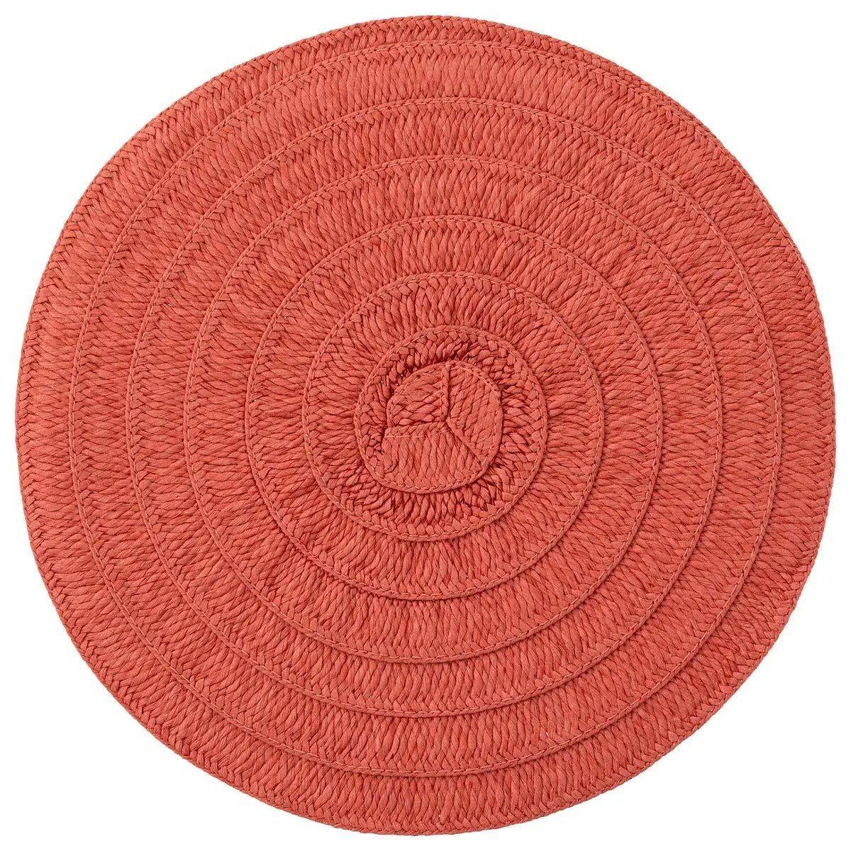 Set de Table Déco "Olivia" 38cm Orange - Image 1