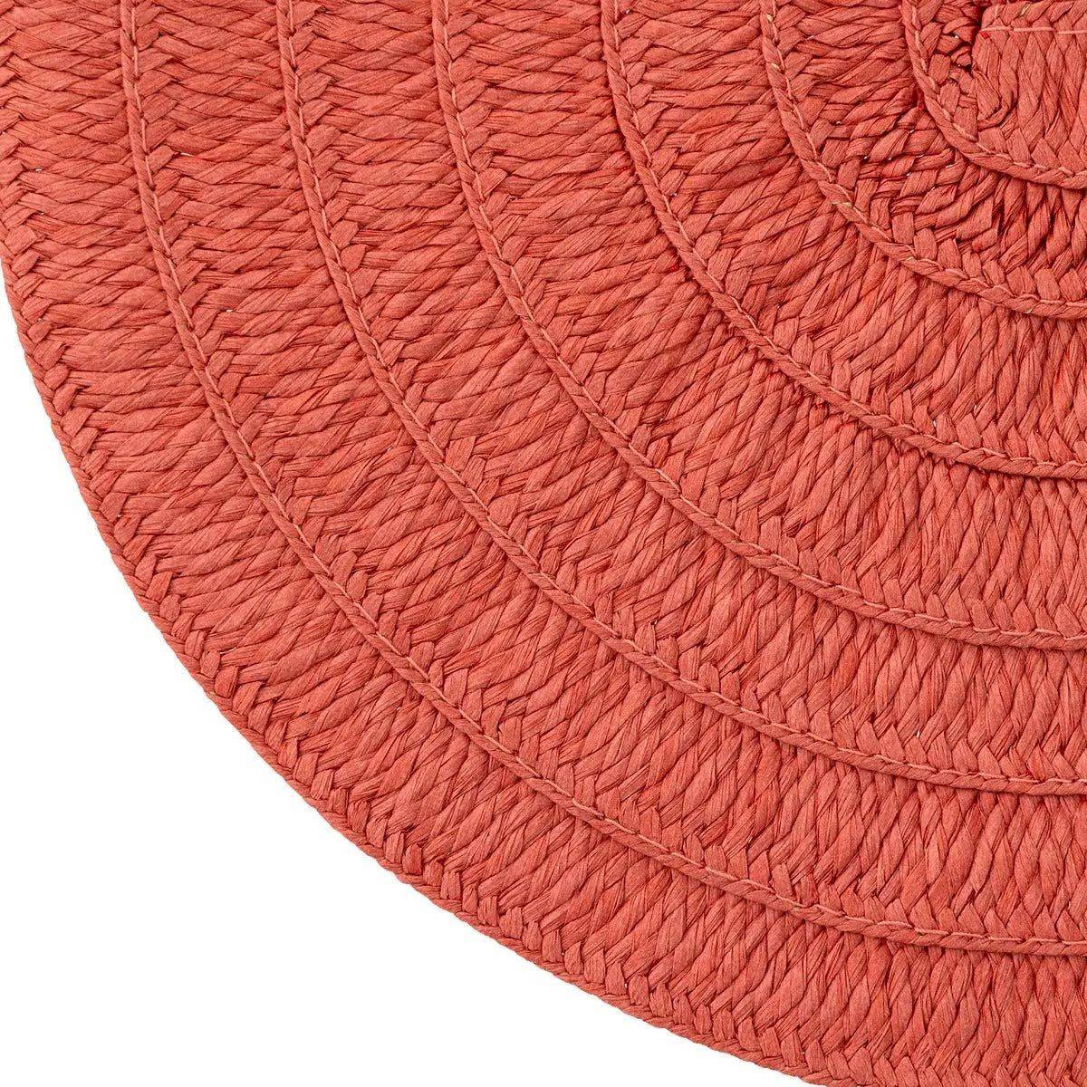 Set de Table Déco "Olivia" 38cm Orange - Image 2