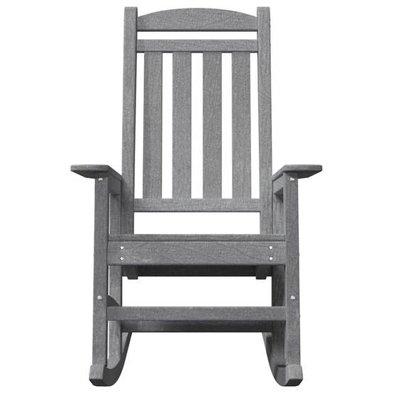 PANGIVO - Chaise Berçante de Jardin Gris clair 92 x 70 x 108 cm HDPE - PANGIVO - Image 4