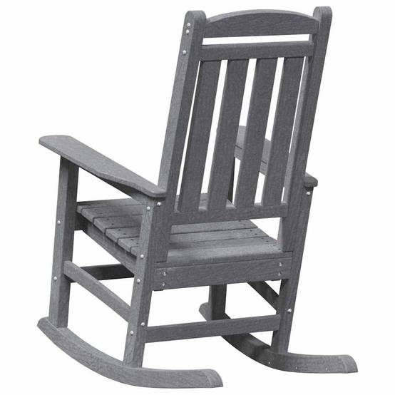 PANGIVO - Chaise Berçante de Jardin Gris clair 92 x 70 x 108 cm HDPE - PANGIVO - Image 6