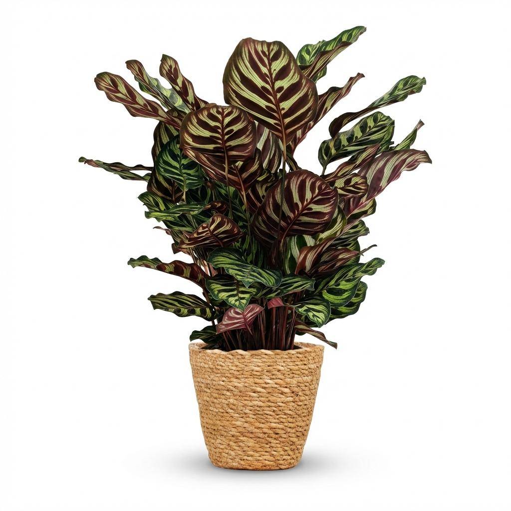 Calathea Makoyana - Pot de 19cm - Hauteur 70cm - Panier - Plantes d'intérieur - Image 1