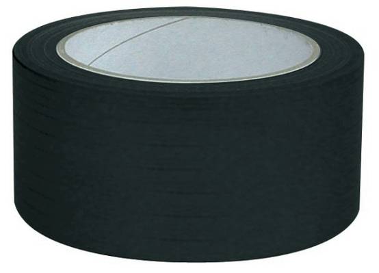 Outifrance - Ruban adhésif toilé noir 50 m x 50 mm