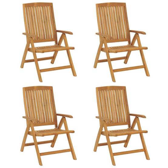 Chaise bois composite 4 places tissu marron - Prolenta premium p3381.0 - Image 3