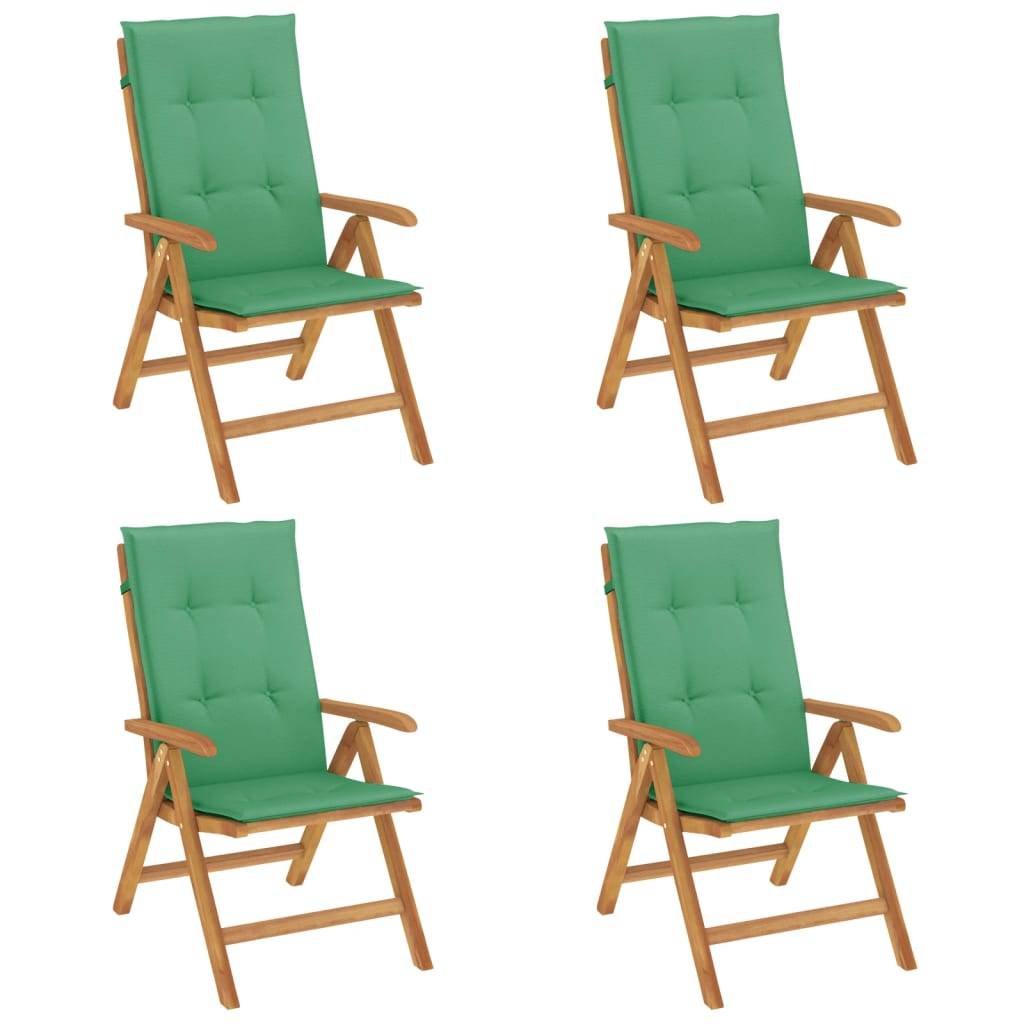 Chaise bois composite 4 places tissu marron - Prolenta premium  p3381.0 - Image 1