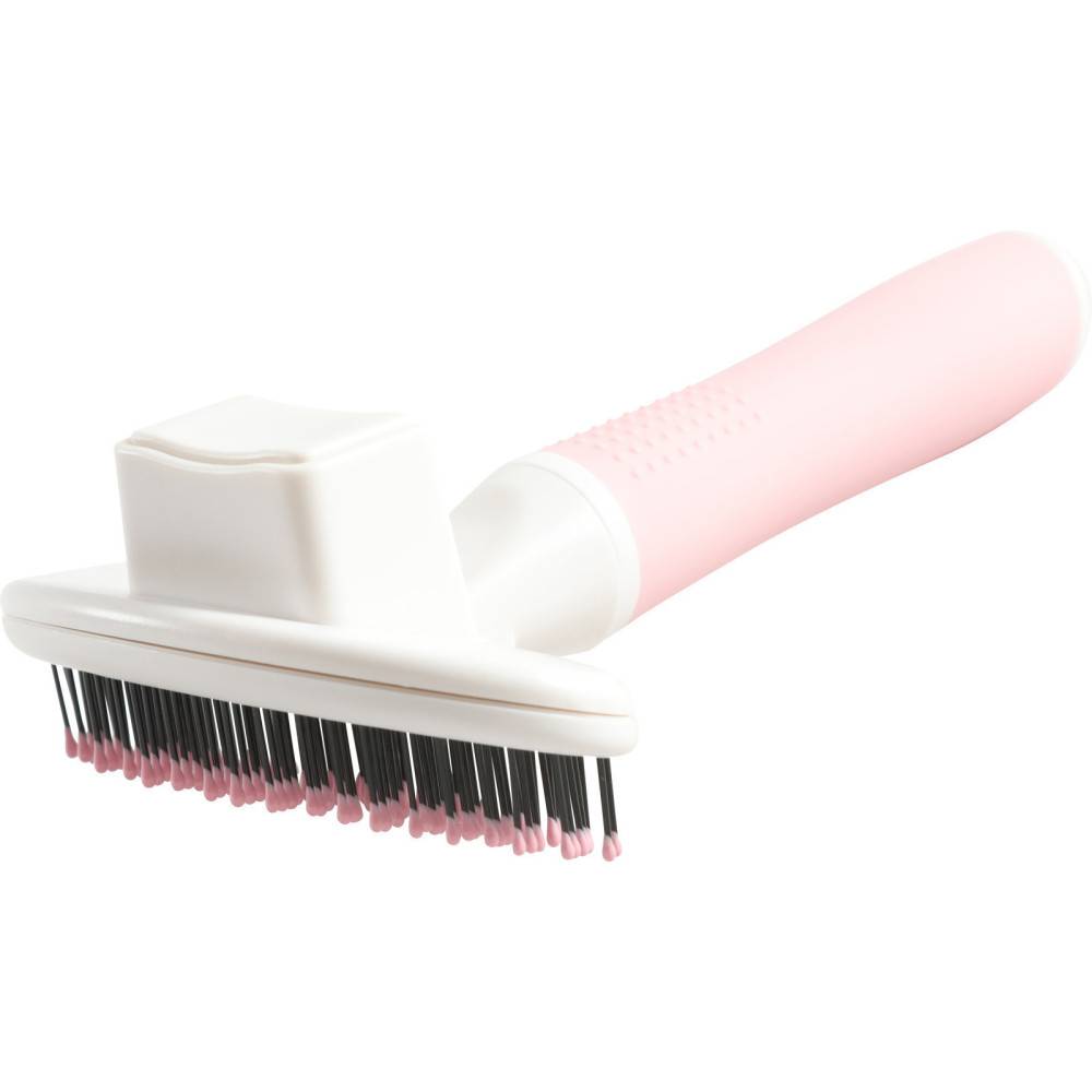 Zolux - Brosse SLICKER doux rétractable taille S pour chat - Image 1