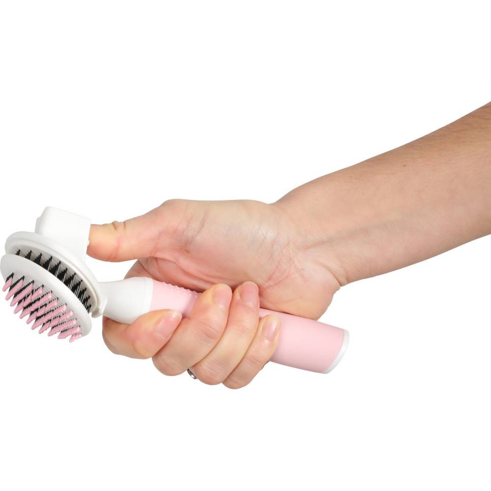 Zolux - Brosse SLICKER doux rétractable taille S pour chat - Image 4