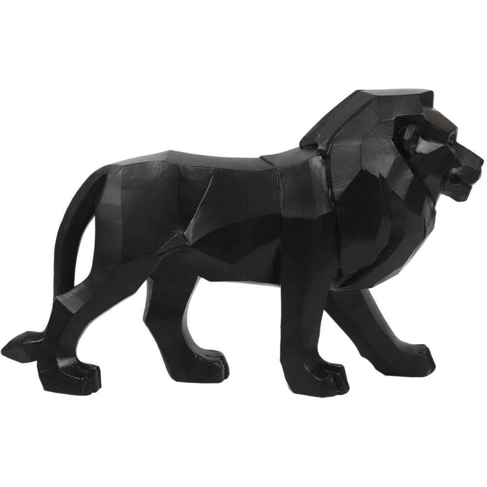 The Home Deco Factory - Lion origami en polyrésine 36 cm - Image 3