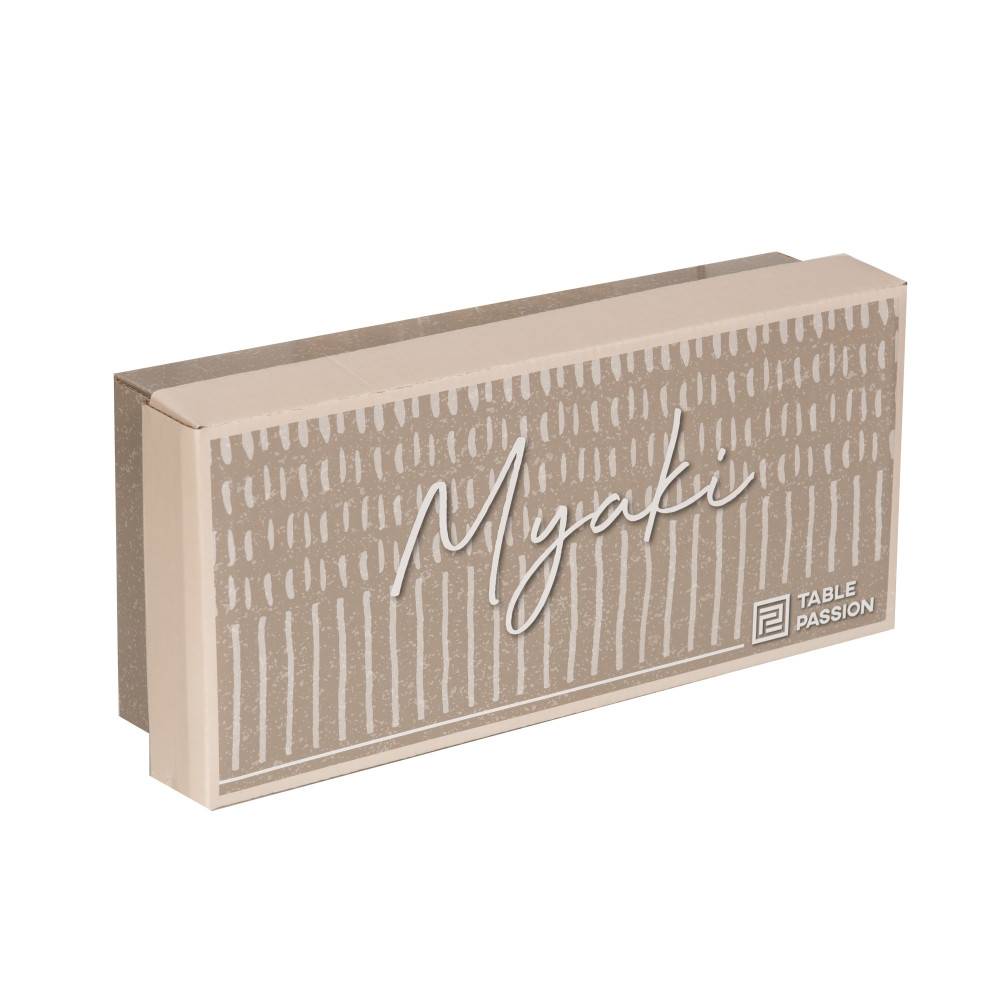 Table Passion - Coffret de 4 tasses avec sous tasses Miyaki 18 cl - Image 2