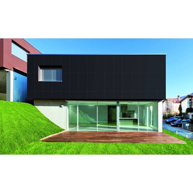 Panneau de bardage stratifié HPL compact - Coloris - Noir, Epaisseur - 6 mm, Largeur - 130 cm, Longueur - 305 cm - Image 3