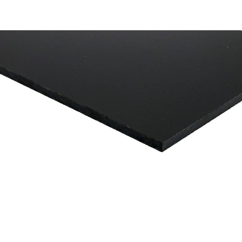 Panneau de bardage stratifié HPL compact - Coloris - Noir, Epaisseur - 6 mm, Largeur - 130 cm, Longueur - 305 cm - Image 2