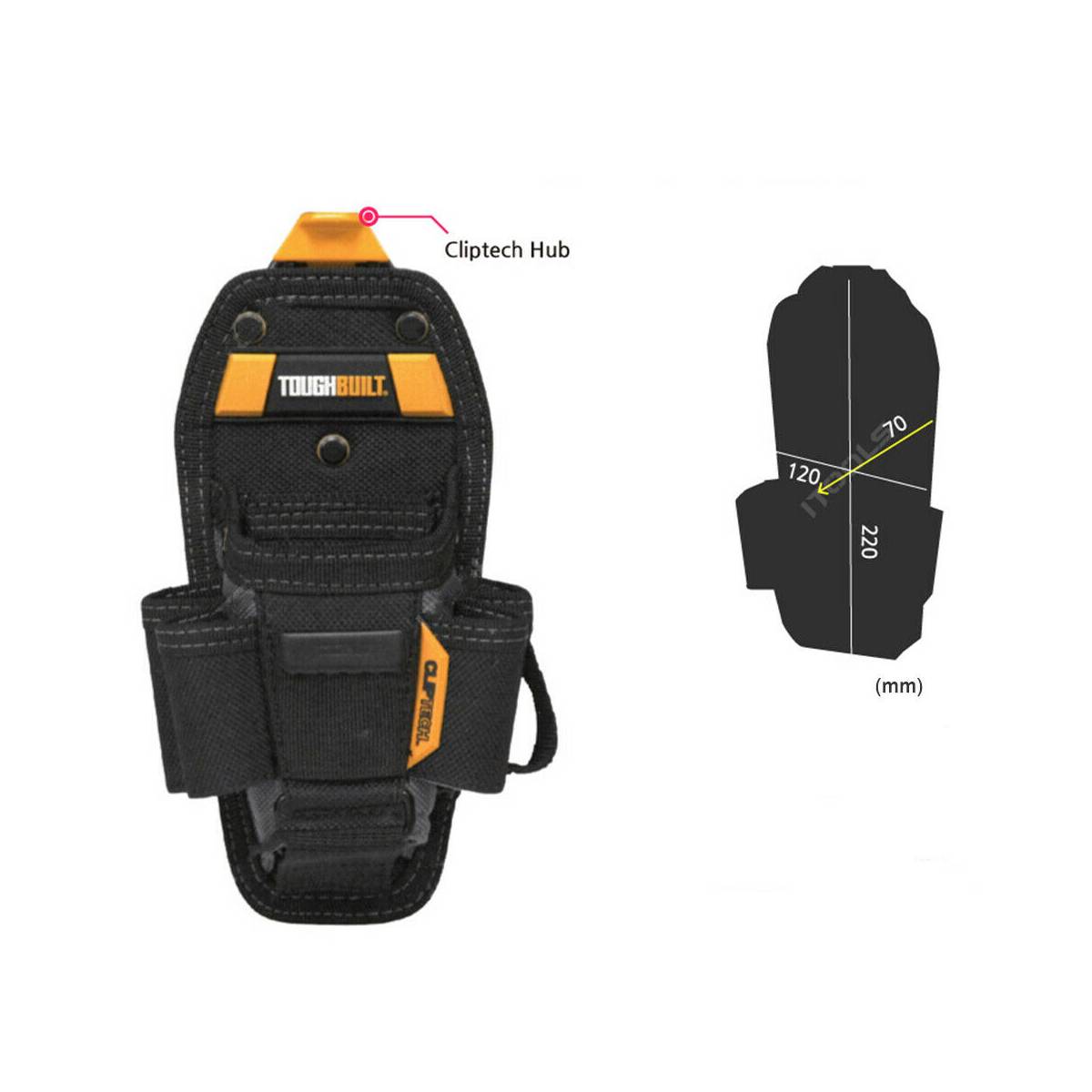 Poche à outils 7 poches (Medium) - TOUGHBUILT - TB-CT-36-M7-BEA - Image 3