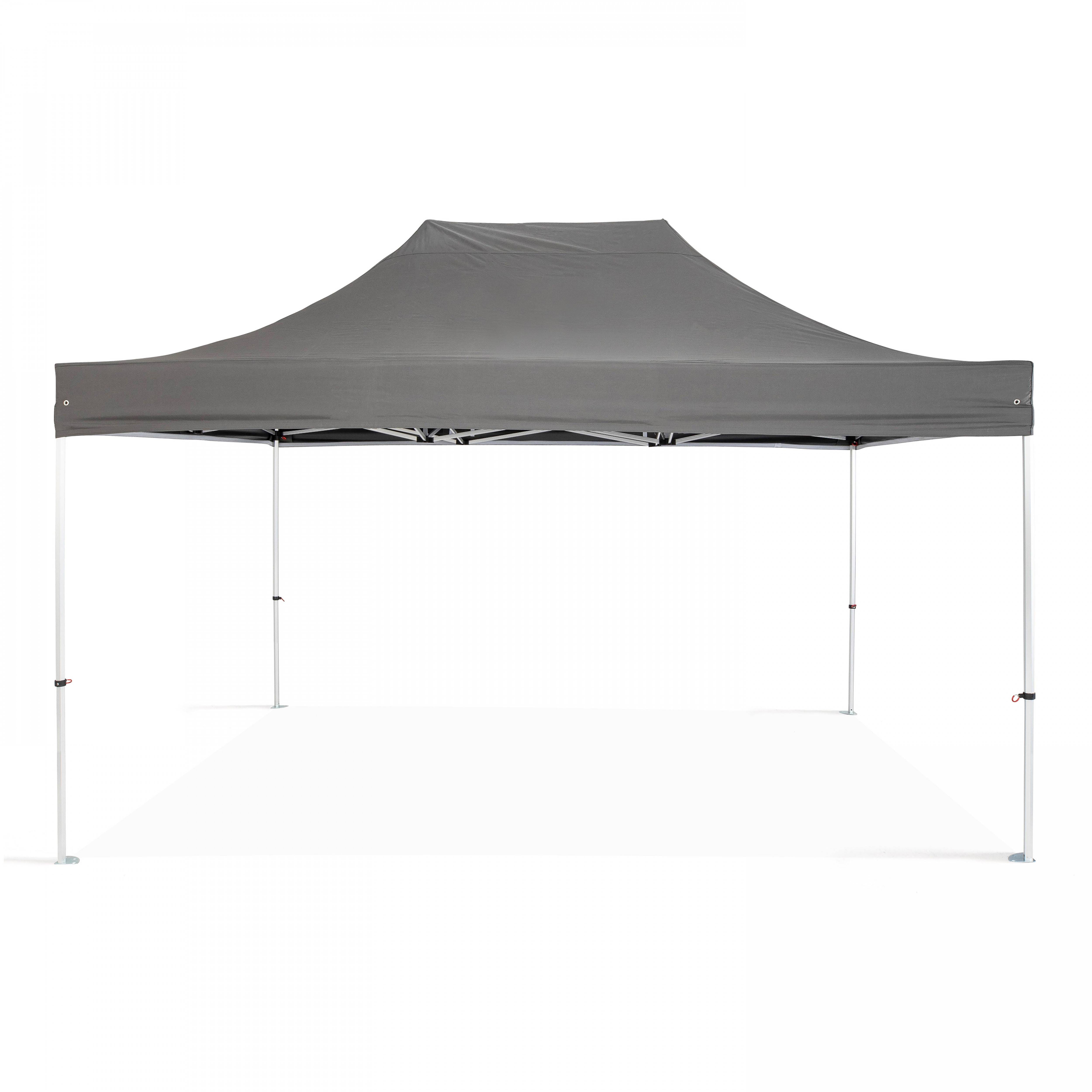 Oviala - Tente pliante 3x4,5m 300g/m² gris PRO 40 - Oviala - Image 2