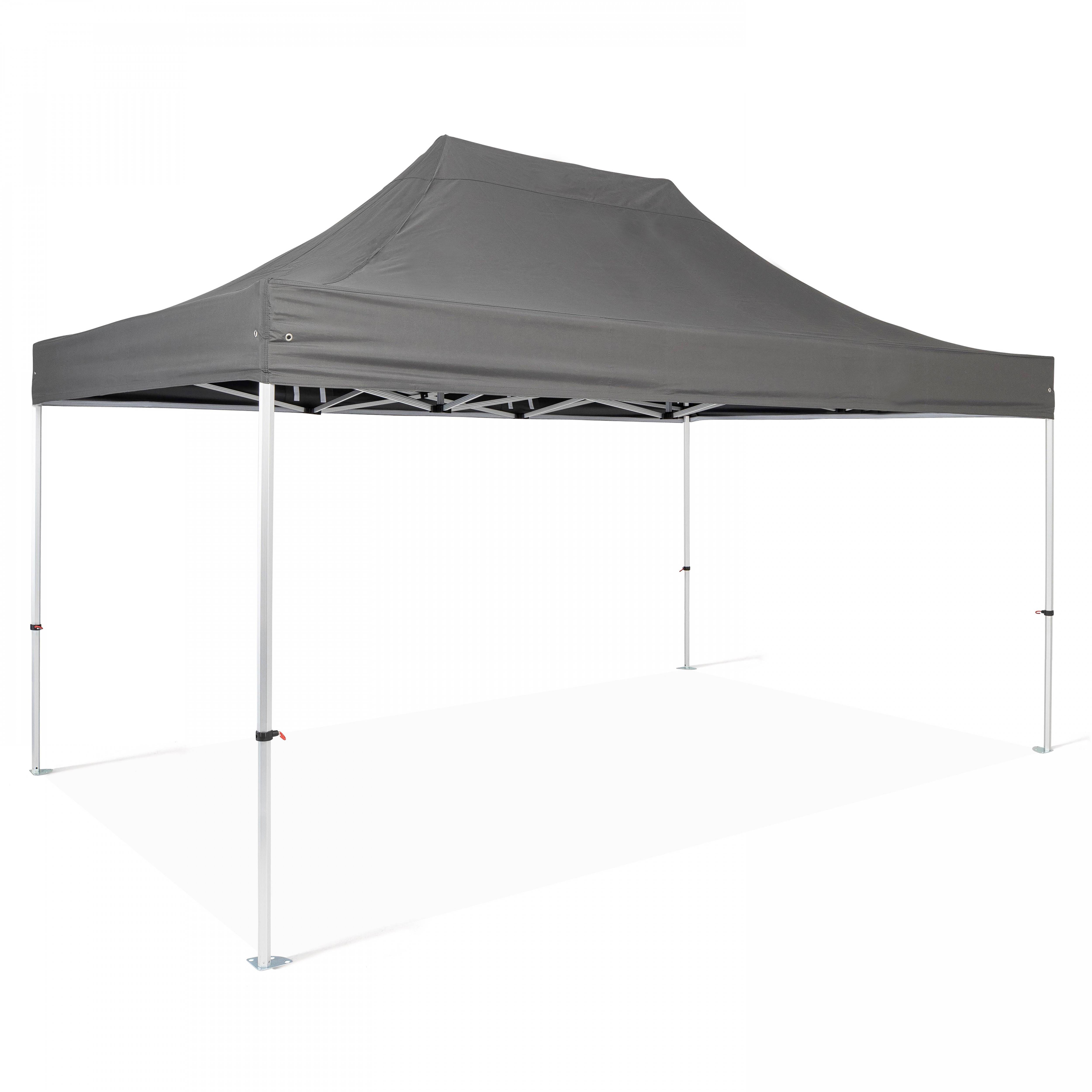 Oviala - Tente pliante 3x4,5m 300g/m² gris PRO 40 - Oviala - Image 1