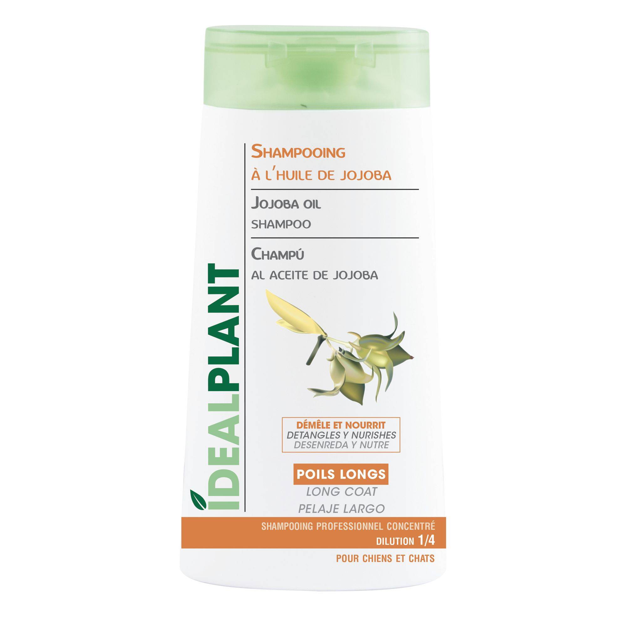 Shampoing à l'huile de jojoba IdealPlant : 250ml IDEALPLANT