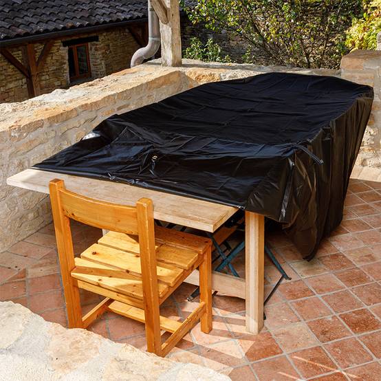 Somagic - Housse L 240 x l 130 x H 65 cm pour salon de jardin - SOMAGIC - Image 2