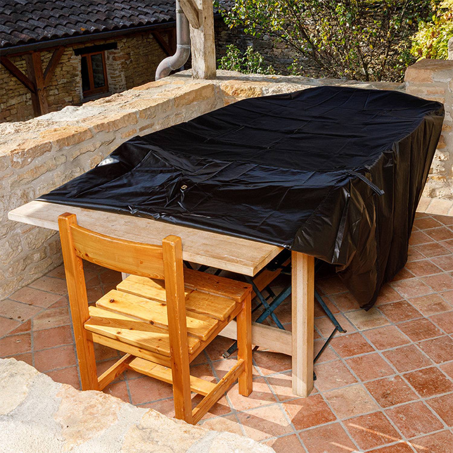 Somagic - Housse L 240 x l 130 x H 65 cm pour salon de jardin - SOMAGIC - Image 2