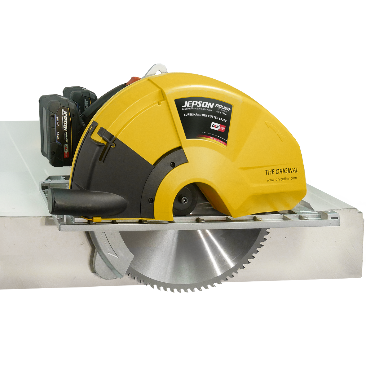 Scie circulaire sans fil 8320E 36V Ø 320/84T - JEPSON - 2 batteries 5.5Ah - chargeur - 608270E - Image 2
