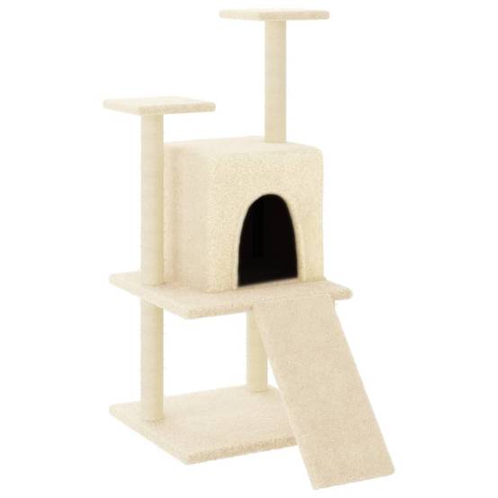 Vidaxl - Arbre à chat avec griffoirs en sisal crème 110 cm vidaXL 172037 - Image 2
