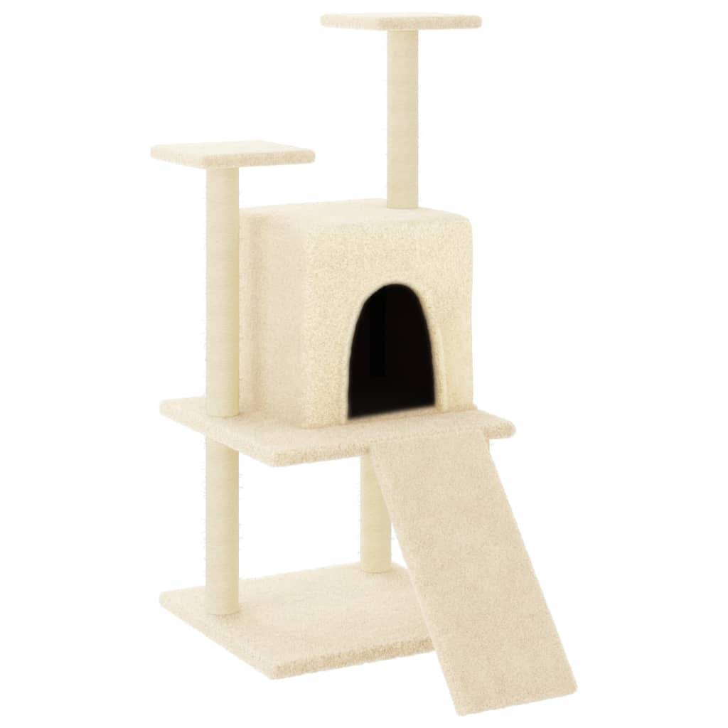 Vidaxl - Arbre à chat avec griffoirs en sisal crème 110 cm vidaXL 172037 - Image 2